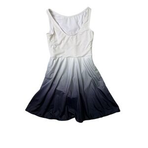 Balera Kids White Black Ombre Dance Dress Leotard PL12678 Size SA